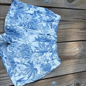 Panama Jack Blue and White Floral Women's Shorts